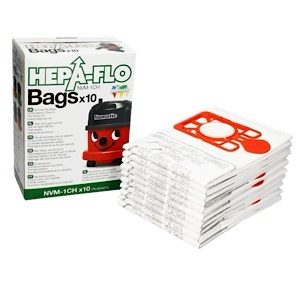 NVM-1CH STOFZAKKEN HEPA-FLO VOOR numatic Henry 
180/250 MODELLEN, DOOS À 10 STUKS
604015