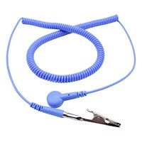 ESD-aardingskabel 3.60 m Drukknop 10 mm, Stekker, Krokodilklem