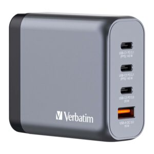 GNC-140 Chargeur GaN 140 W avec 2 ports USB-C® PD 140 W, 1 USB-C® PD 20 W, 1 port USB-A QC 3.0 (EU/UK/US)