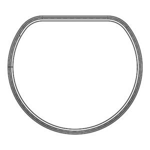 Electrolux/Aeg 8581366063114 afdichting voor achter deur