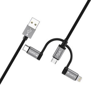 Varta OPLAAD- EN SYNCHRONISATIEKABEL: 3 IN 1 USB A NAAR LIGHTNING/MICRO/C TYPE, 2 M
57937 101 111
USB-verbindingen