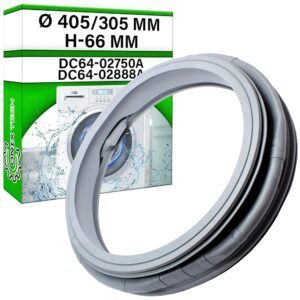Joint de Hublot en Caoutchouc pour Porte Machine a Laver Ø 405/305 mm h-66 mm avec le Code Original DC64-02750A DC64-02888A pour Samsung - Garantie de 5 Ans - ONIX TECH