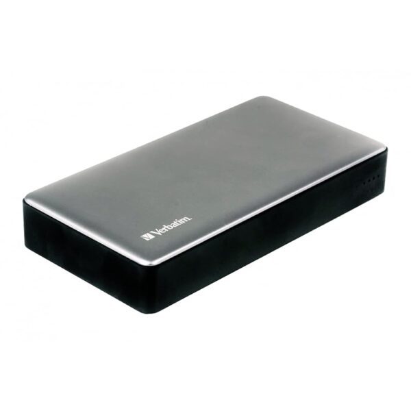 VERBATIM 49577 Dual Power Bank QC3 20000mAh Argent