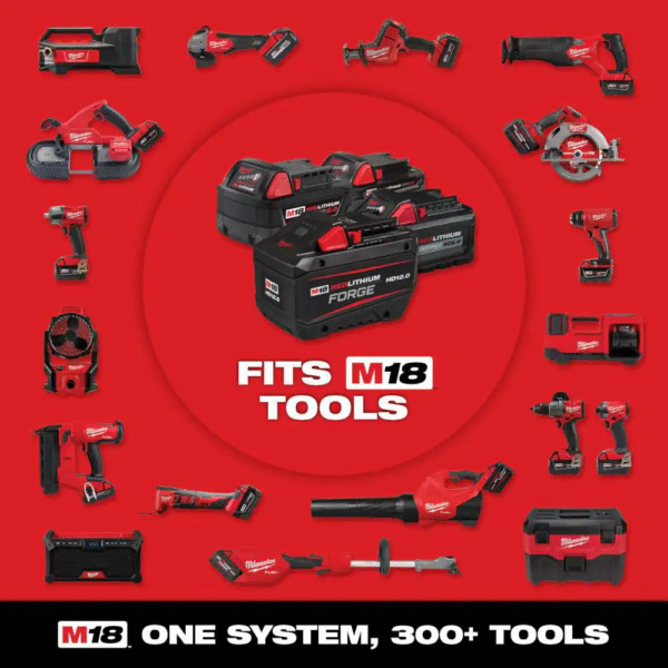 M18 Fuel 18-V Lithium-Ion Brushless Cordless 1/4 In. Hex Impact Driver Kit W/(3) 5.0 Ah Batteries, Charger & Hard Case - Afbeelding 14